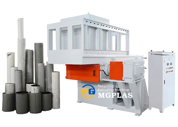 HDPE PPR PVC pipes plastic shredding and crushing production line